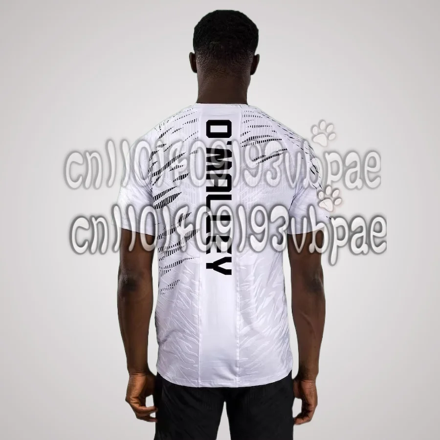 

Мужская и женская белая быстросохнущая футболка с коротким рукавом, хит продаж 2024, повседневный летний боксерский топ для занятий спортом