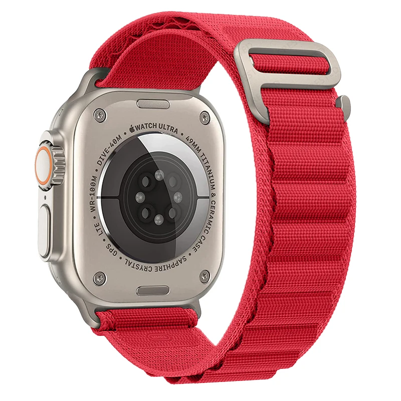 Alpine Loop Strap für Apple Watch Ultra 3 2 Band 49 mm 45 mm 44 mm 40 mm 41 mm 46 mm 42 mm Armband iWatch Serie 11 10 SE 9 8 7 6 5 4