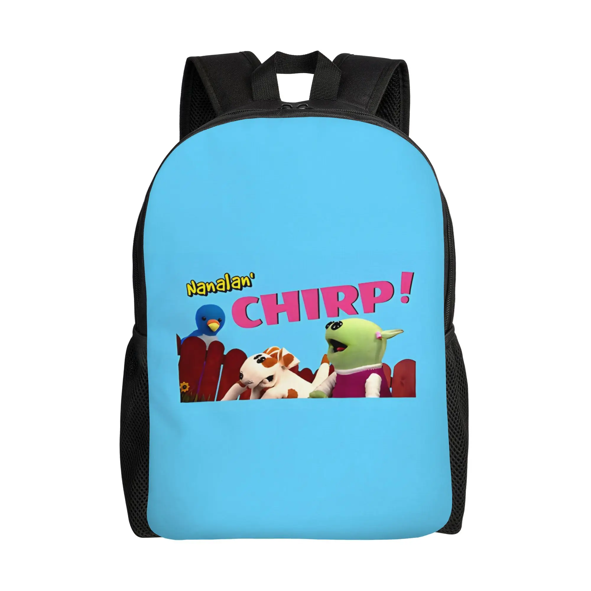 

nNanalan Chirp Fun And Whimsical Cartoon Tv Show nNanalan Backpack Student Daily Large Capacity Laptop Bag Back To School Season