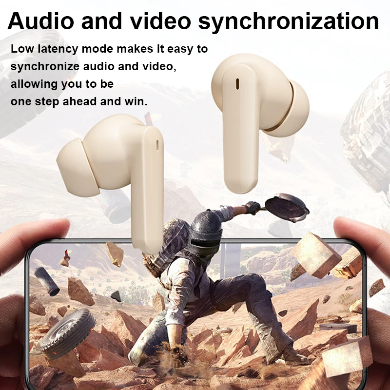 For Xiaomi Lenovo HD-Calling Earphones Bluetooth Wireless Headphone HiFi Stereo Noise Cancelling Earbuds Handsfree