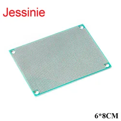 Jessinie 5pcs/lot 6x8CM 1.27MM Pitch Double Sided Universal Experiment Board 6*8CM DIY PCB Test Board