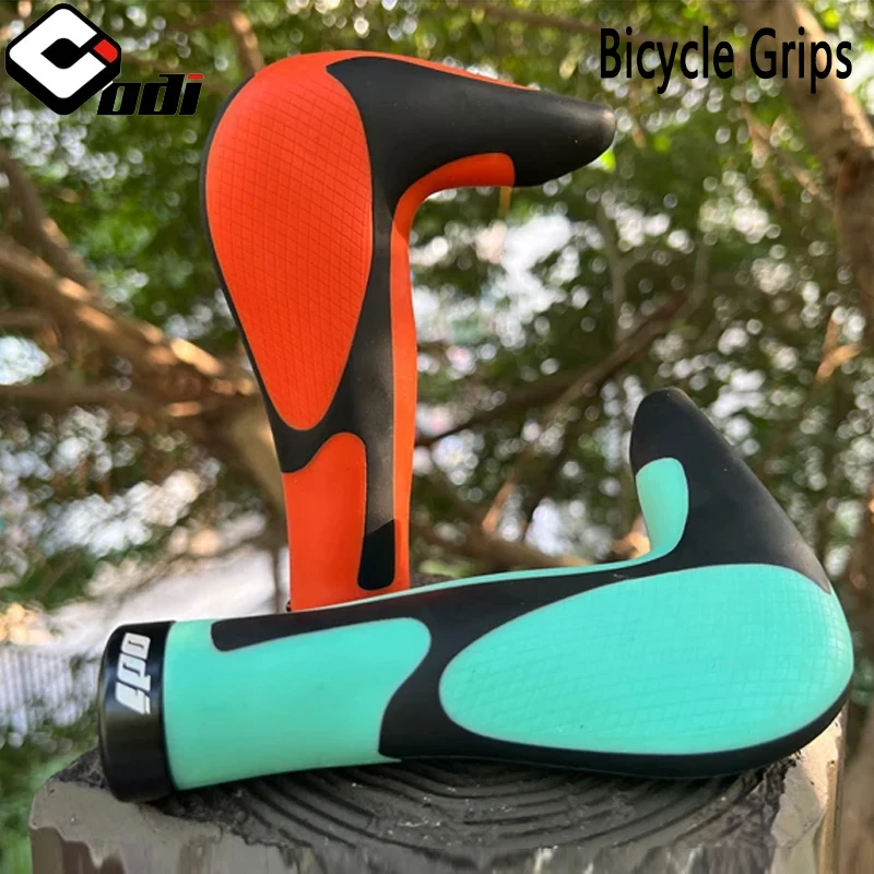 

ODI MTB/BMX Bike Grips - Lock-On Handlebar Grips MTB/Gravel Bikes Silicone with Anti slip vibration damping cycling accessories