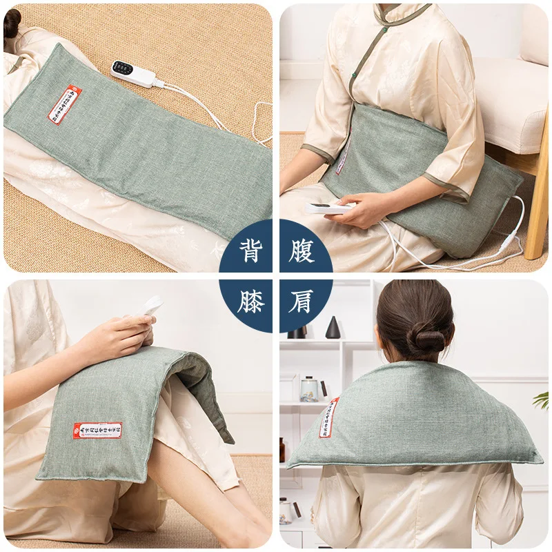 

Горячая компрессионная сумка, сумка для физиотерапии, морская соль, бытовая сумка из полыни, защита талии и живота