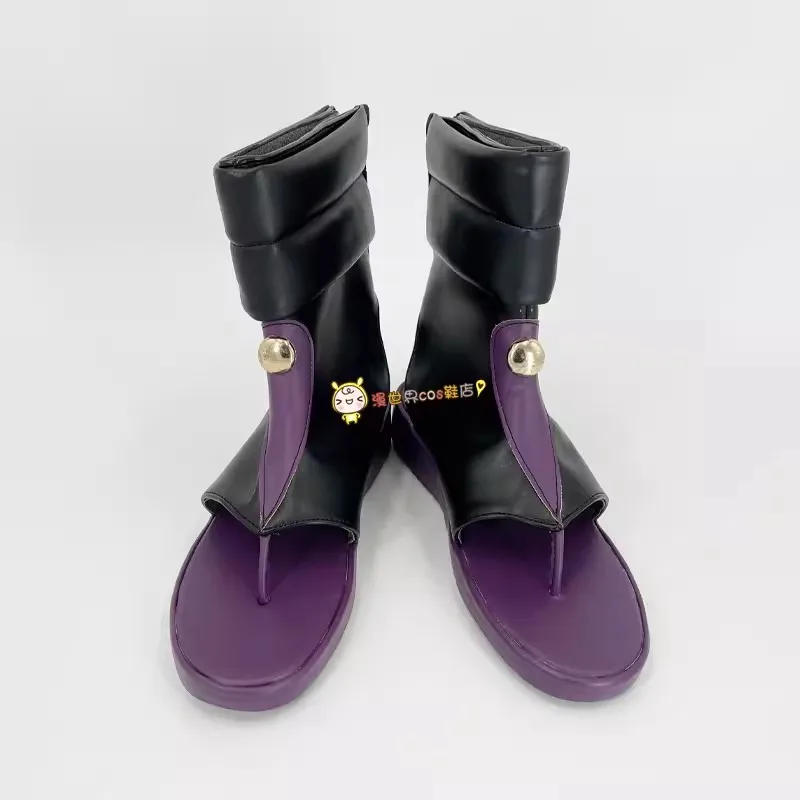 LOL Vex Cosplay Shoes Game League of Legends Purple Boots Vex Cosplay Costume Prop Shoes for Halloween Party Accessories