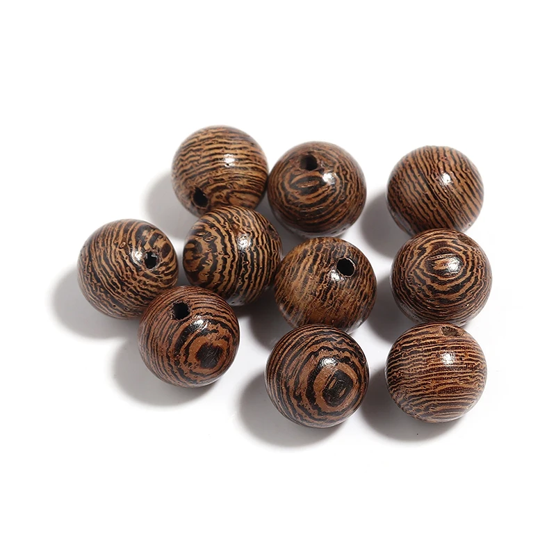 30-100pcs 6-15mm Natural Wooden Beads for Jewelry Making Necklace Charms Bead for DIY Crafts Making Bracelet Accessories