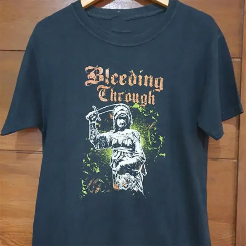 Bleeding Through For Friends Black T Shirt Cotton All Size