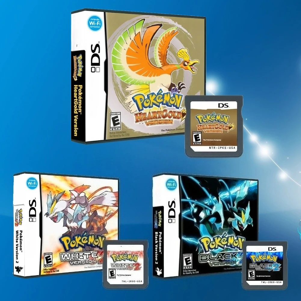 

Compatible with DS/NDS/3DS Video Game Cartridges Pokémon Pocket Monsters Phantom Hourglass Mario Brothers English Version Game