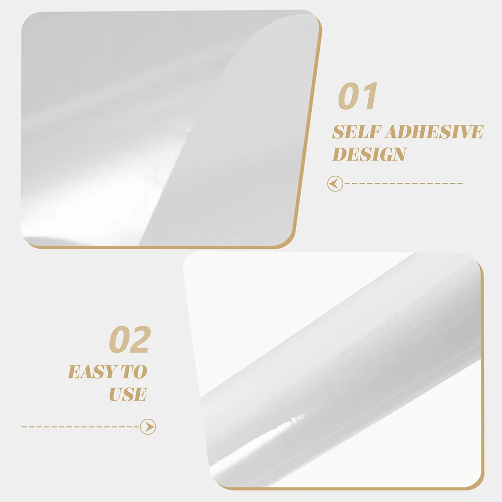 

Adhesive Roll Transparent Film Clear Scrapbook Cover For Textbooks Reusable Peel Stick Paper Anti Scratch Sleeve