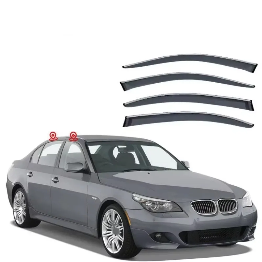 Window Visor Rain Exterior Part Body Kit Accessories For BMW 5 Series i Short Wheelbase 1996 1997-2024