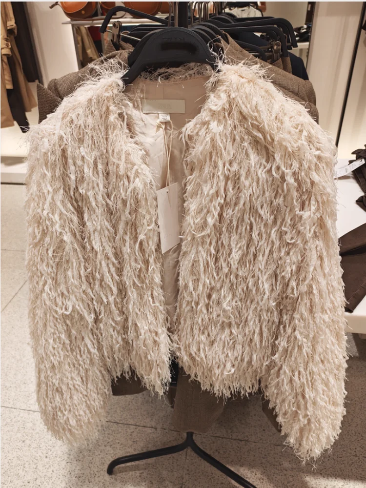 

Sweet Faion, круглая куртка на пуговицах Ne Long Sve Metal Line, женская новинка осени 202, свободная верхняя одежда, пальто