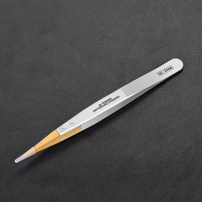 Buxo-pinças Precisão Anti-magnetic Assista Ferramentas de Reparação Isolados Não-borosilicato Peças