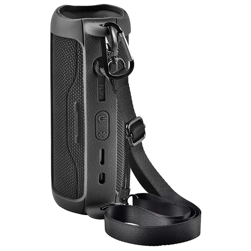 EDT-10X ل Flip 6 غطاء حقيبة تخزين الصوت مع حزام الكتف حلقة تسلق السفر تحمل حقيبة التخزين الواقية