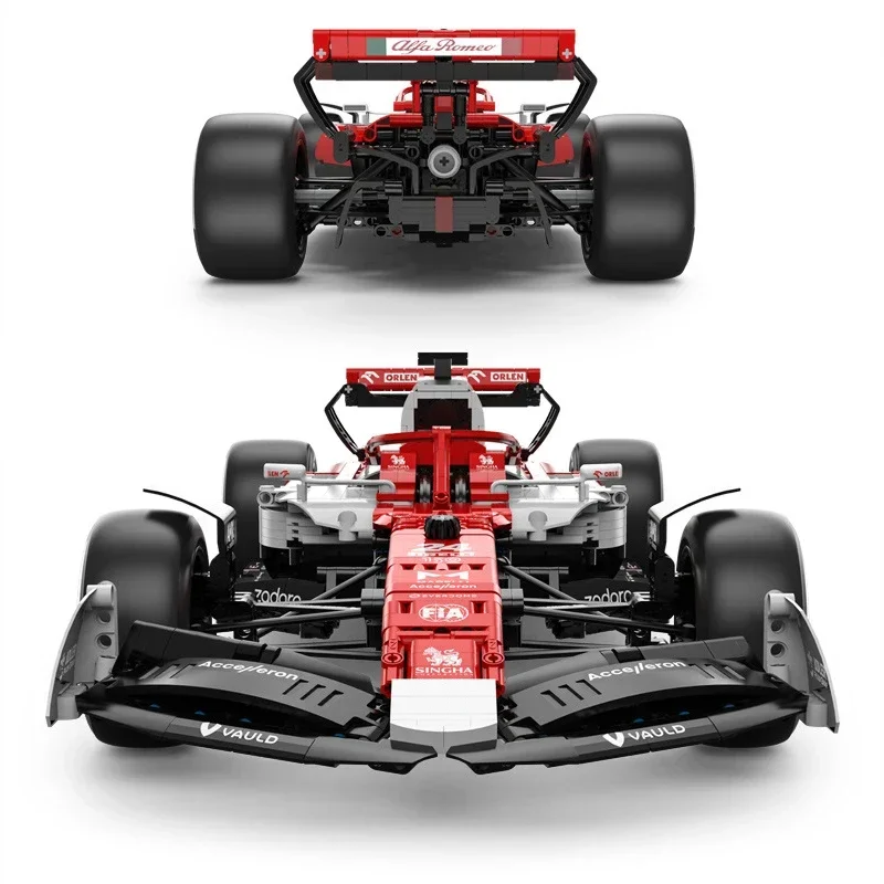 Italien 1:8 F1 Rennwagen RC Formel Rennen C42 Bausteine Modell technische Fahrzeug Ziegel Spielzeug für Kinder Geburtstags geschenke