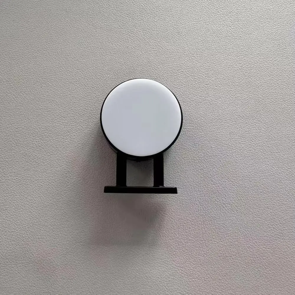 With LED Lights Fridge Sticker Mini Blank with No Pattern Refrigerator Magnet Light Sign Round Square Magnetic