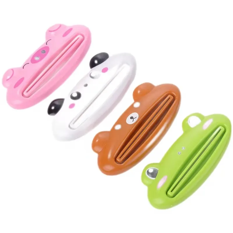 1/5pcs Bathroom Home Tube Rolling Holder Squeezer Easy Cartoon Toothpaste Dispenser images - 6