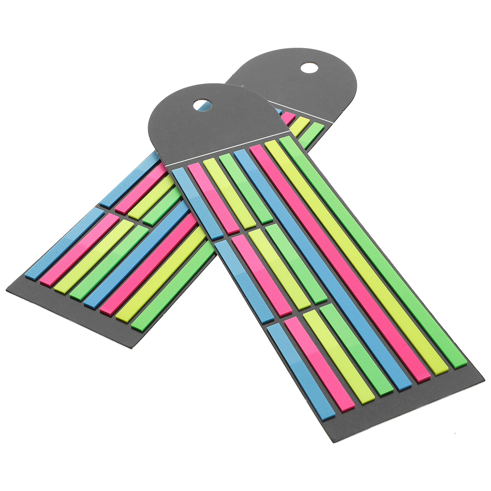 

2 Pcs Fluorescent Tabs Book Writable Bookmarks Index Page Marker Highlighter Tape Notebook Tabs Reading