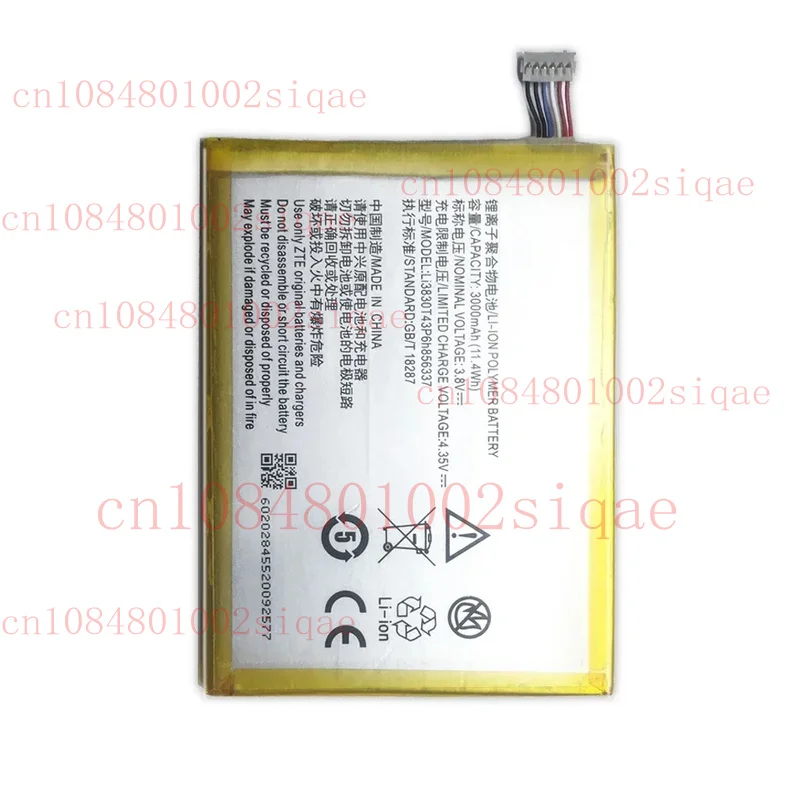 

For ZTE Blade G Lux S6 Blade S6 Lux Replacement Battery Li3830T43P6h856337