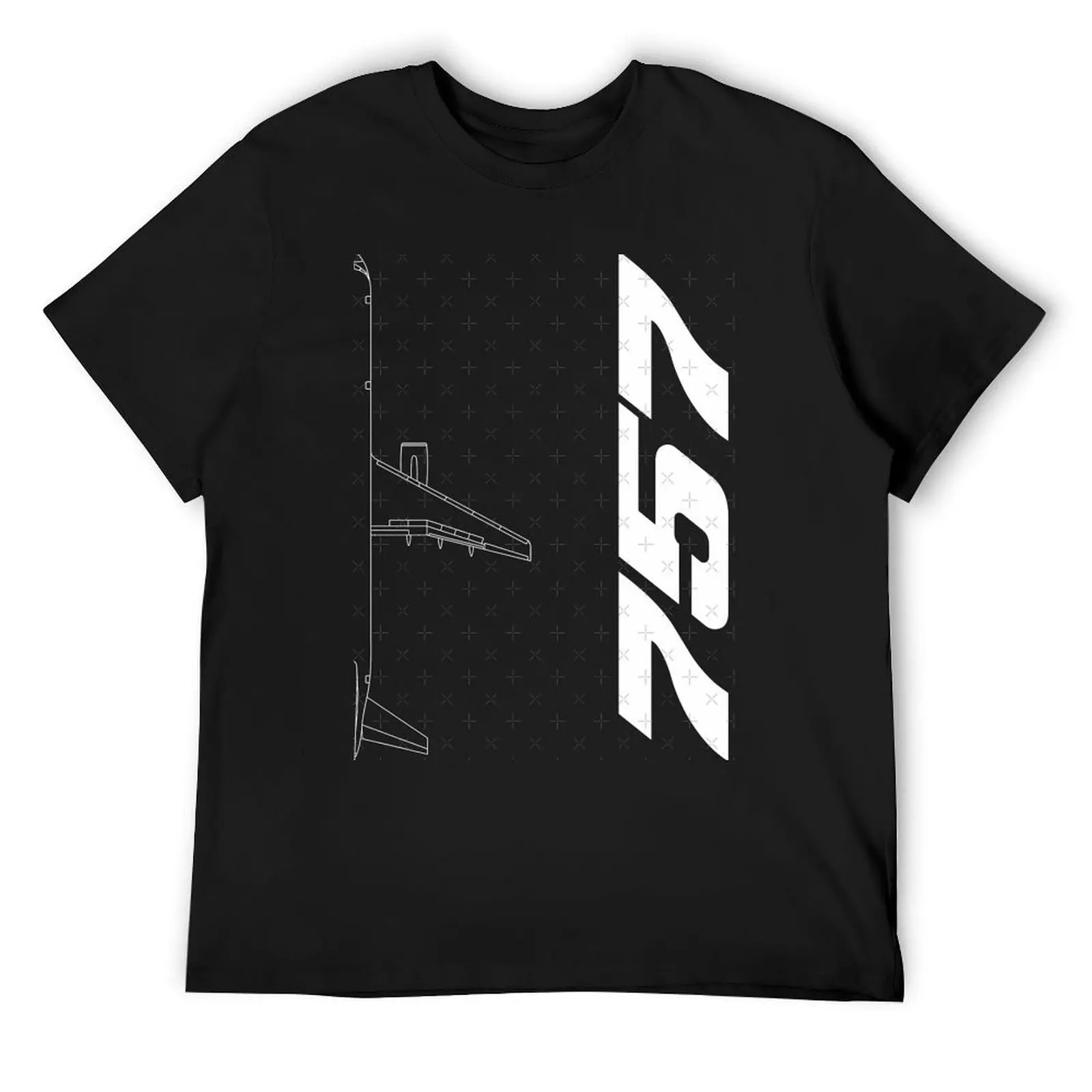 

Boeing 757 Silhouette Top View T-Shirt anime shirt summer top cute tops plus size men clothing