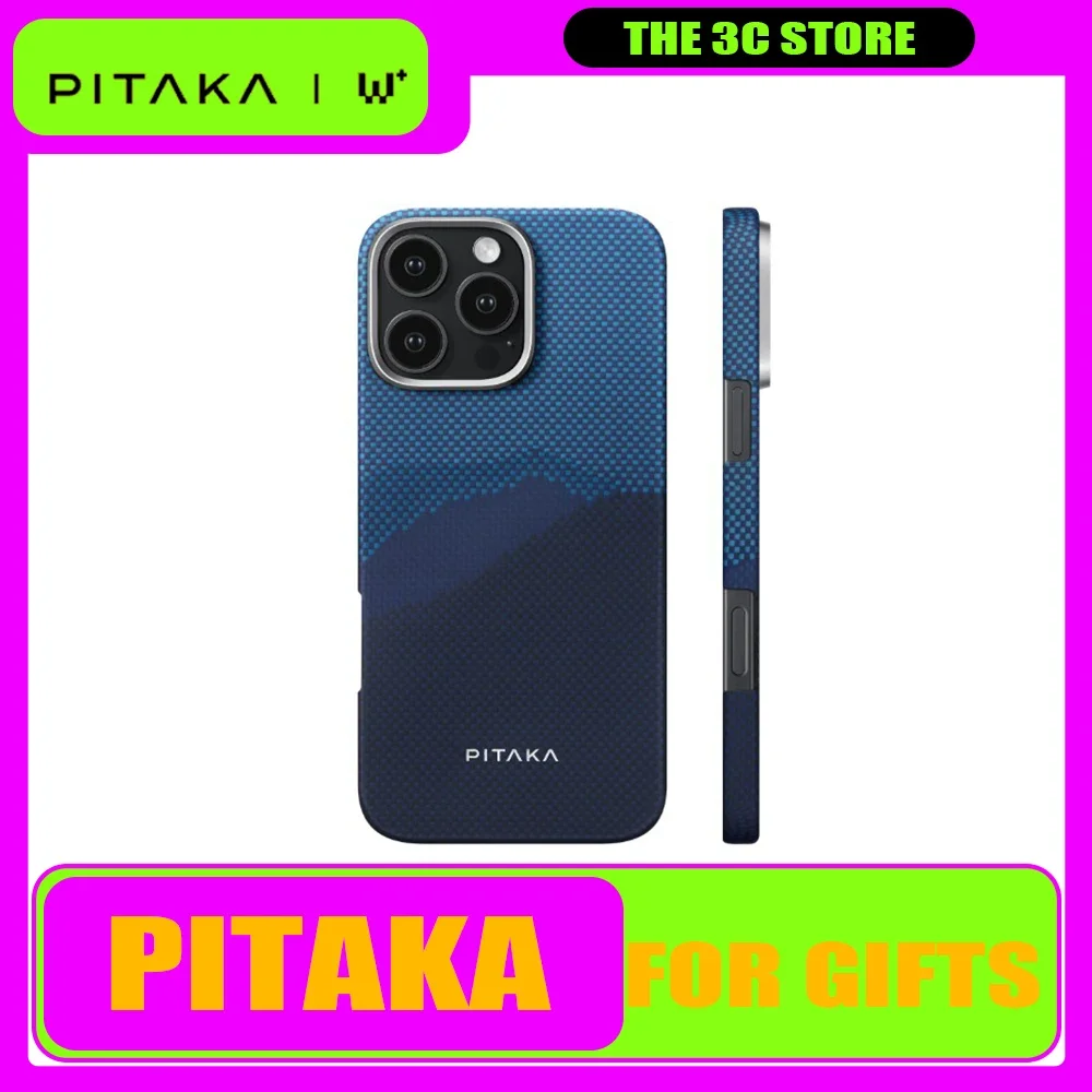 Pitaka Magsafe Phone Case Woven Kevlar Cover iPhone15 16 Pro Max Case Wireless Charging iPhone16 Pro Case Cellphone Cover Gifts