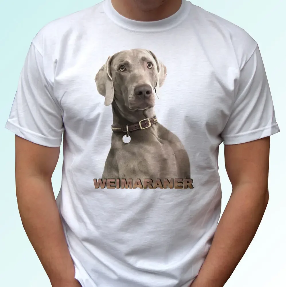 Weimaraner t shirt dog weimer vorstehhund top gift  High Quality 100%Cotton Short B3Sleeve