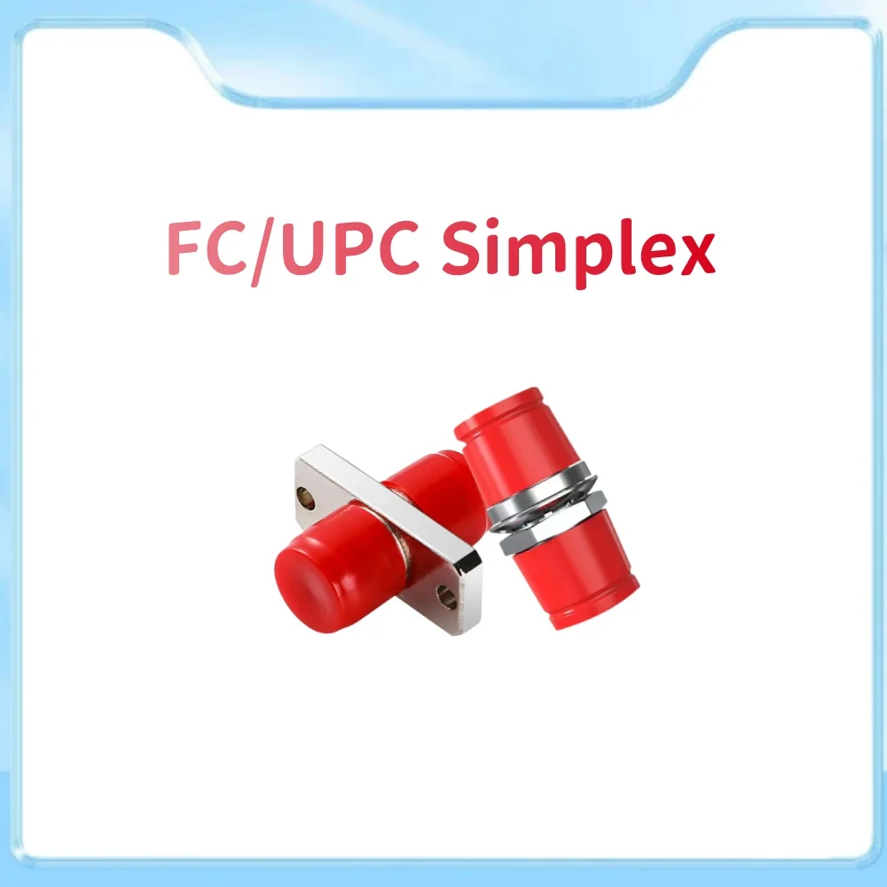 FC Coupler Fiber Optic Adapter , Singlemode Simple Connector Flange FTTH Converter D Type,Square Type