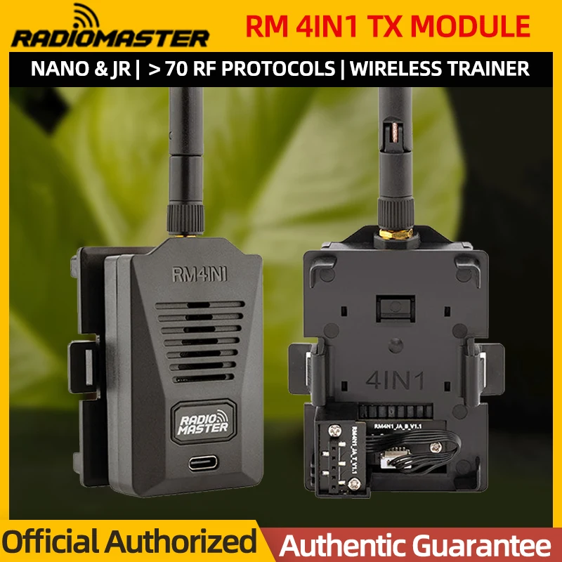 RadioMaster RM 4IN1 TX Module Combo NANO/JR Adapter Multi For Zorro/TX16S/TX12 MKII/FLYSKY/FRSKY Radio Transmitter FPV Drone