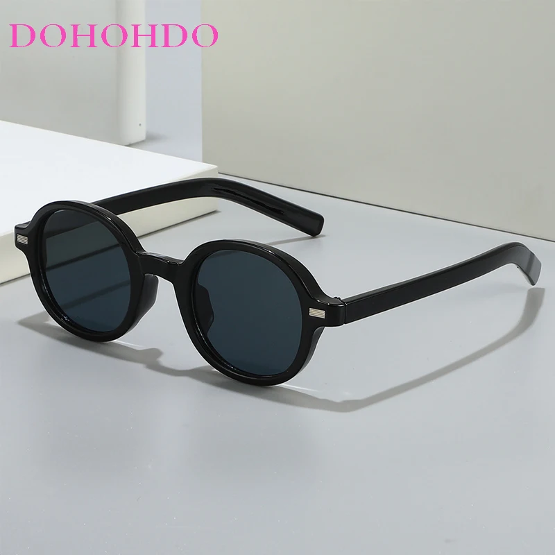 

Round Frame Women Men Sunglasses 2025 New Fashion Personality Comfortable Gafas De Sol Trendy Eyeglasses UV400 Shading Eyewear