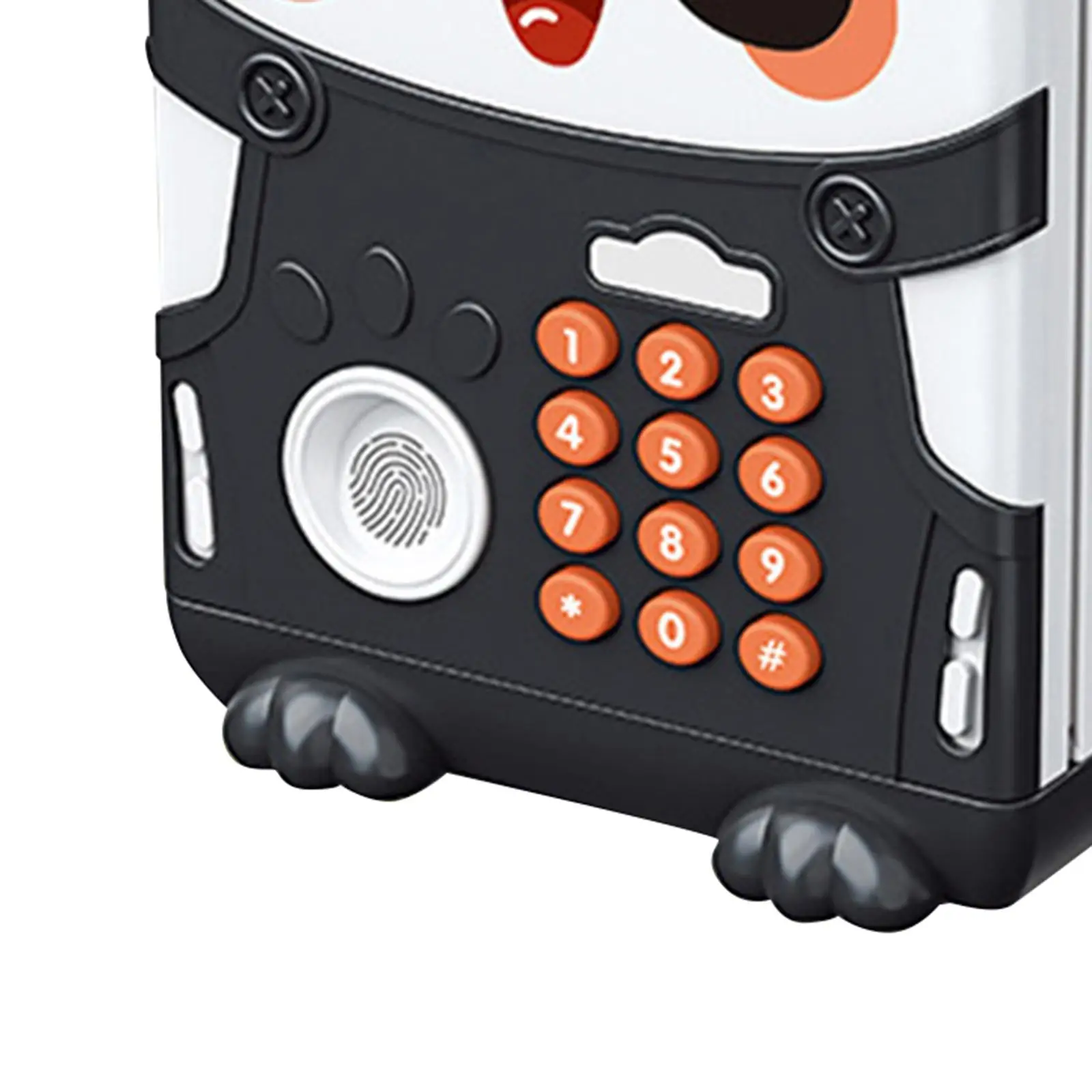 Electronic Panda Piggy Bank ATM Saving Machine Money Box with Auto Scroll and Lock Password for Kid Boy Girl Present