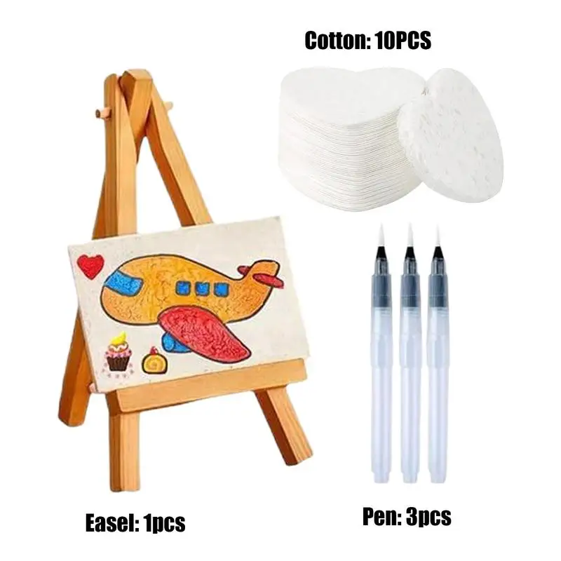 ورق ورقي ذو نسيج إسفنجي سحري لطلاء الأطفال، علامات إسفنجية مصنوعة يدويًا لصياغة رسم وحفلات أنشطة الفصول الدراسية