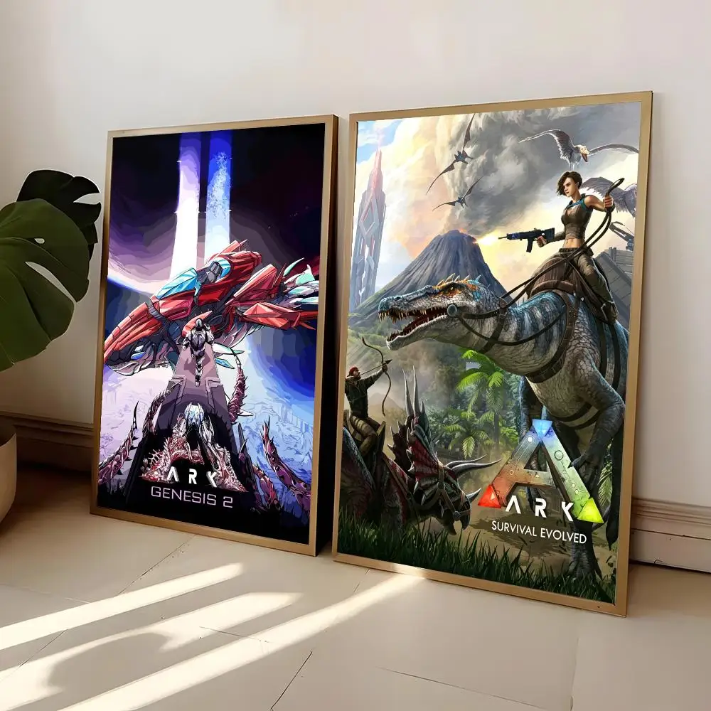 A-Ark Survival Evolved – affiche sans cadre, peinture sur toile, impression murale, image pour salon, décoration de la maison