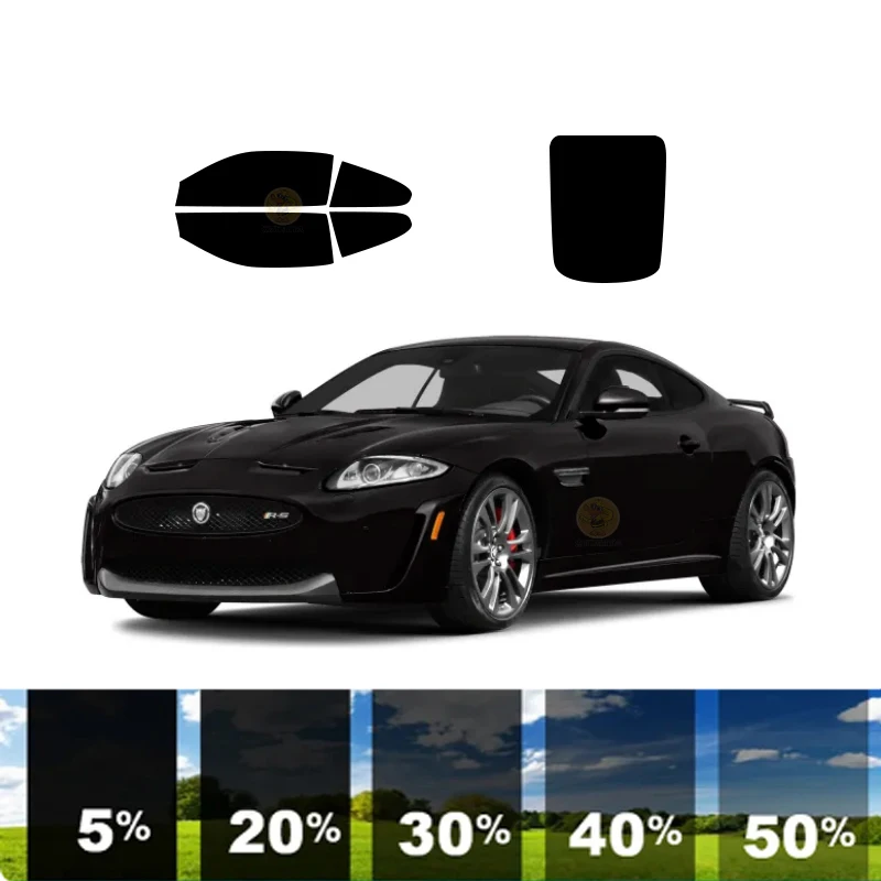 

precut Removable Window Tint Film For Car 100% UVR 5%-70%VLT Heat Insulation Carbon ﻿For JAGUAR XKR 2 DR COUPE 2007-2015