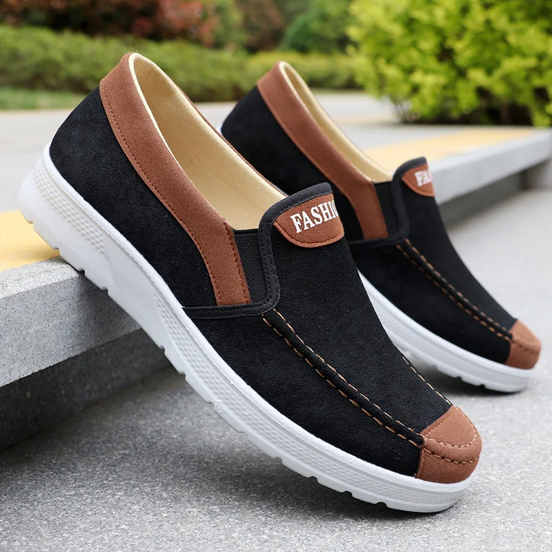 Herren-Freizeitschuhe - Leichte, Atmungsaktive Flachsohle mit PU-Boden, Weiche und Stoßdämpfende Laufschuhe – Detail 12