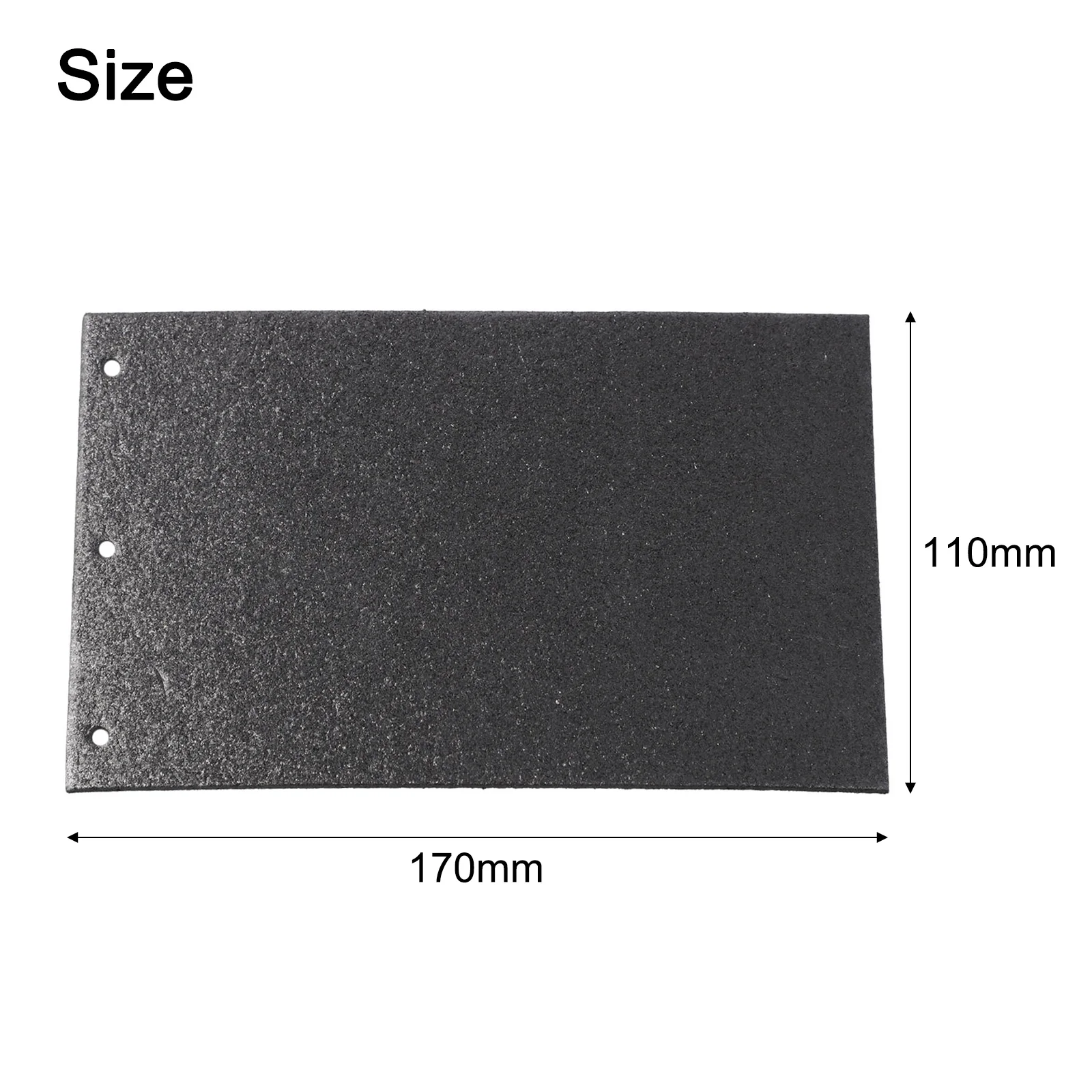 

For 9403 MT190 MT9 Base Plate Pad Replacement Reliable 170*110 Mm 2Pcs Carbon For Belt Sander Practical Brand New