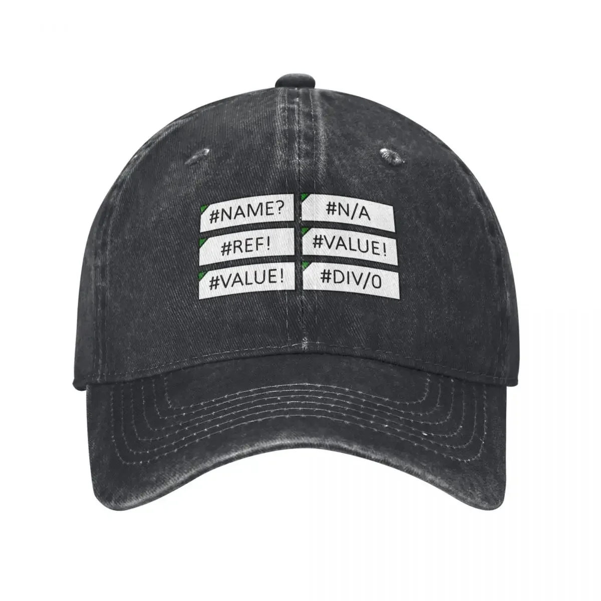 Excel Error Pack Baseball Cap Beach Big Size Hat Mens Caps Women's