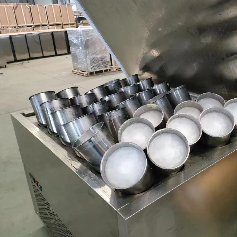 6バケツ円筒型製氷機/直径13.5cm丸型バケツ製氷機/かき氷機