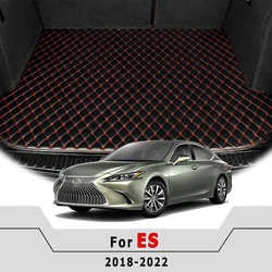 Car Trunk Mats For LEXUS ES 2022 2021 2020 2019 2018 ES300h ES350 ES250 Covers Cargo Liner Carpet Interior Accessories Vehicle
