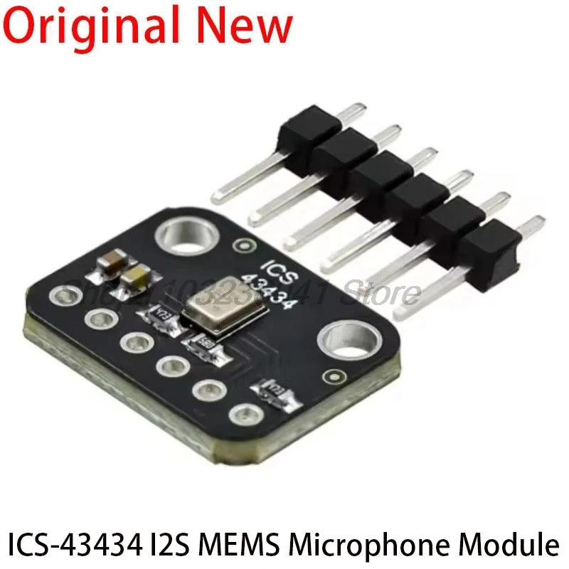 100% New ICS-43434 I2S 3.3V MEMS microphone Module Breakout Low cost Low Pass Filter Mini-module for Raspberry Pi ESP32