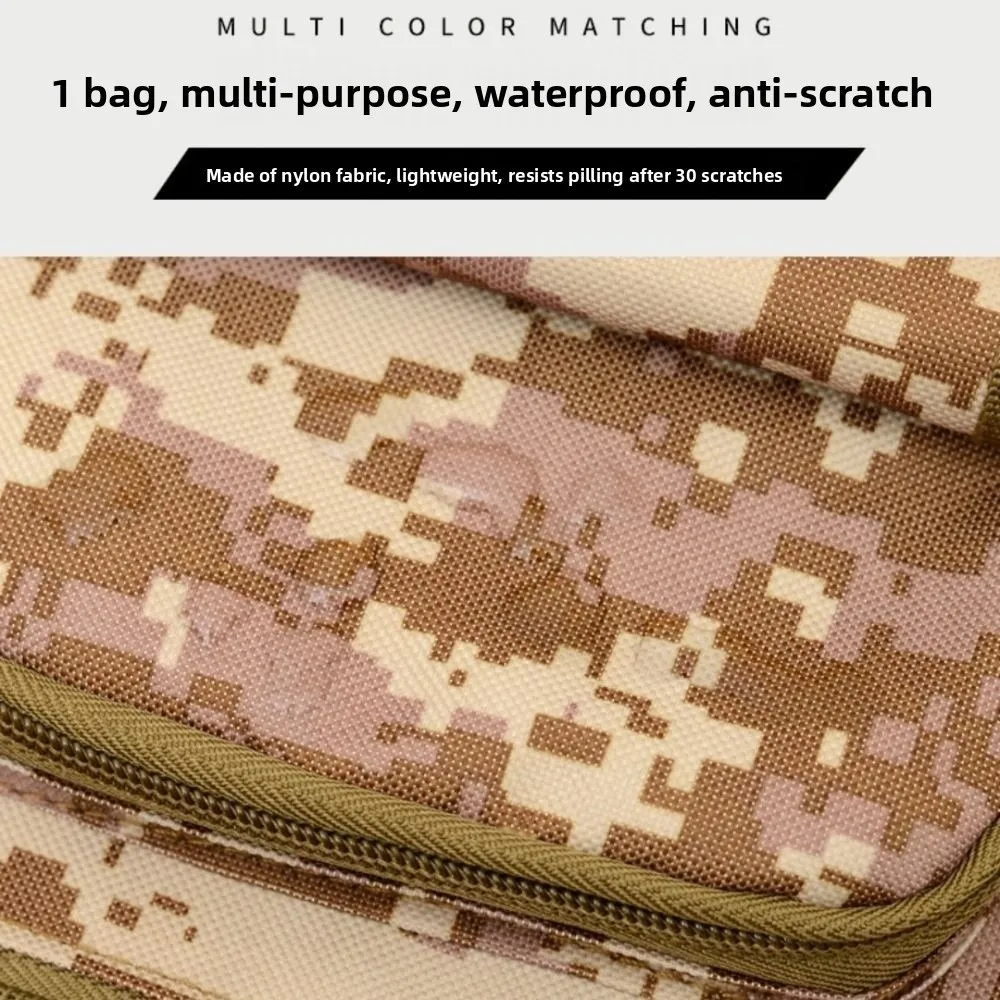 سعة كبيرة في الهواء الطلق حقيبة متدلية الساق قابل للتعديل أكسفورد القماش دراجة نارية حقيبة التمويه متعددة الأغراض المشي لمسافات طويلة الخصر حزمة ركوب الخيل