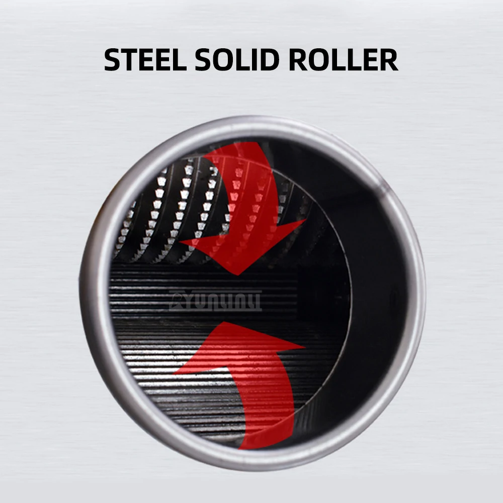 ماكينة ضغط قصب السكر الكهربائية التجارية 4 أسطوانات عصارة من الفولاذ المقاوم للصدأ لاستخلاص العصير بكفاءة