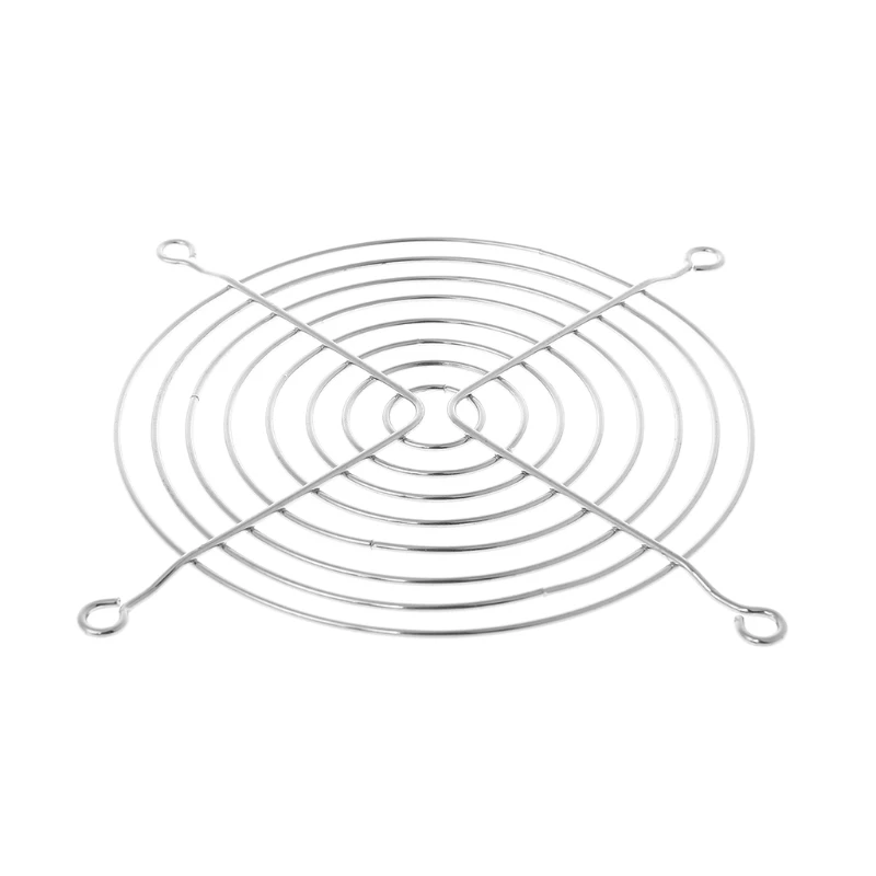 Rete per griglia in ferro da 120 mm 12 cm per computer per ventole case Protezione per ventola Protezione per dita Griglia per griglia Nuovo