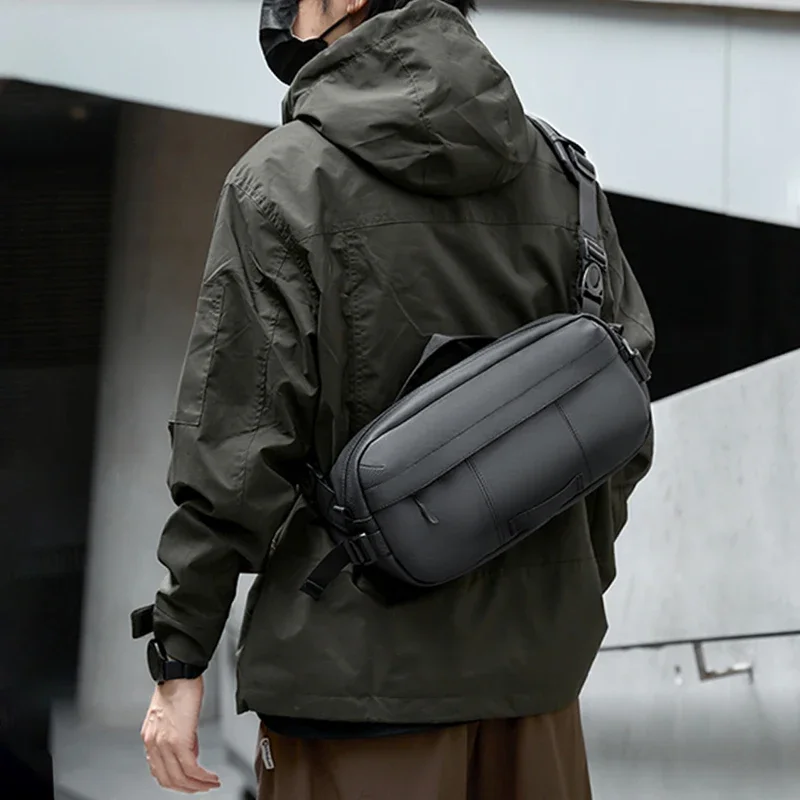 

Sling Bag For Men, Crossbody Bag Fit 7.9 Inch IPad, Waterproof Japanese Shoulder Bag For Travel Work Sport