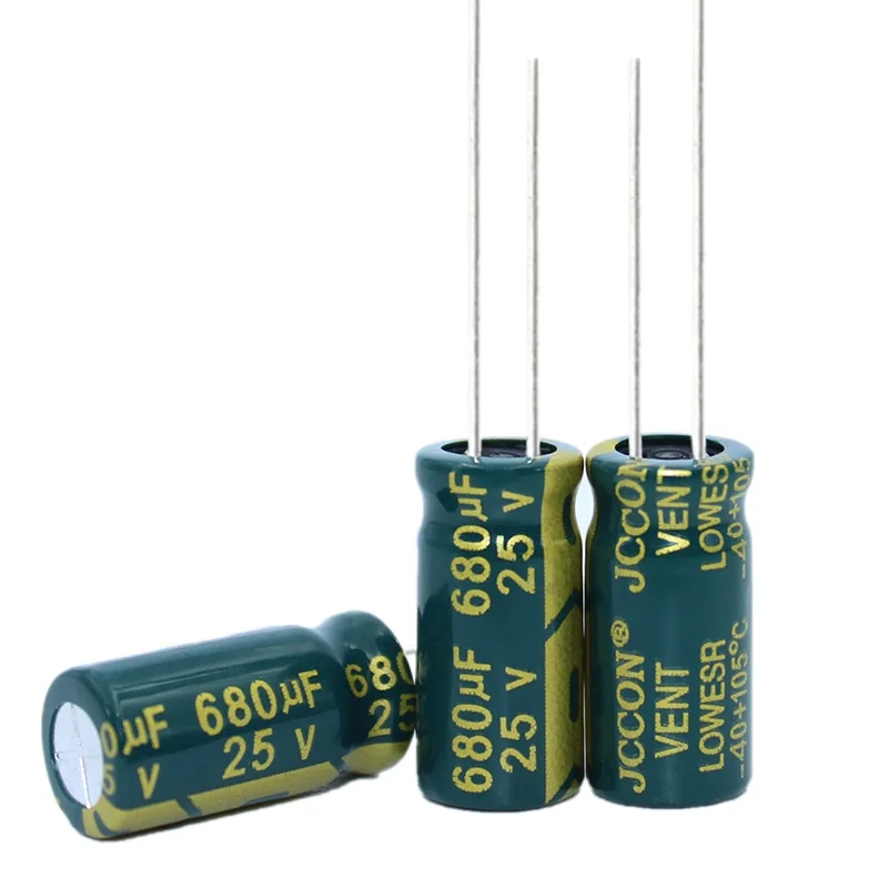 500PCS 25V 680UF 680UF 25V  High frequency low resistance   Electrolytic Capacitors Size:10*13 8*16MM  New origina