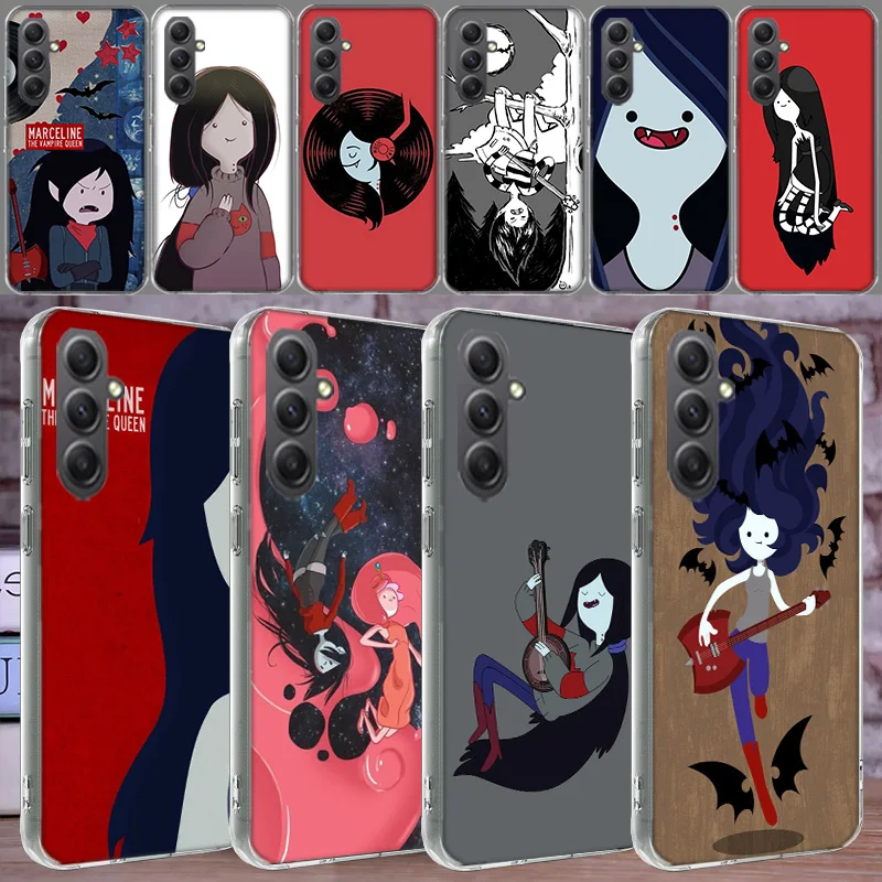 Adventure Time Marceline Case For Phone Samsung Galaxy A12 A22 A32 A52 A52S A13 A23 A33 A53 A14 A24 A34 A54 5G A73 A42 A9 A8 A7