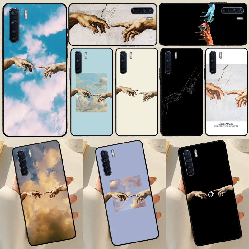 Grime Michelangelo Weed For OPPO Find X5 Pro A53S A31 A5 A9 A53 2020 A54 A74 A94 A15 A16 A52 A72 A83 A91 A93 Case