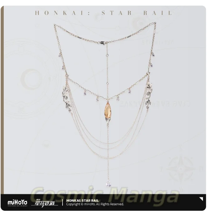 

Official MiHoYo Honkai: Star Rail Aglaea Theme Impression Series Necklace Accessories Anime Fans Figures Gift Halloween Xmas