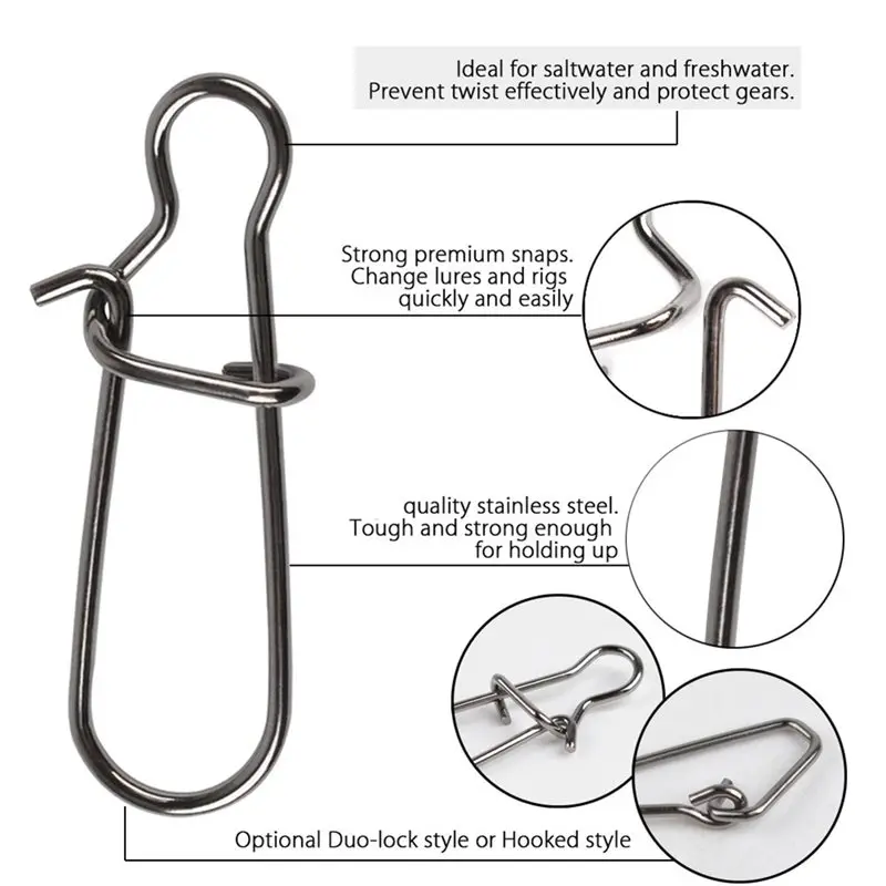 B48B-شرائح غرق لصيد الأسماك، خط منزلق لوزن الغرق، أكمام دوارة، قفل ثنائي للأسفل لمكتشف الصيد