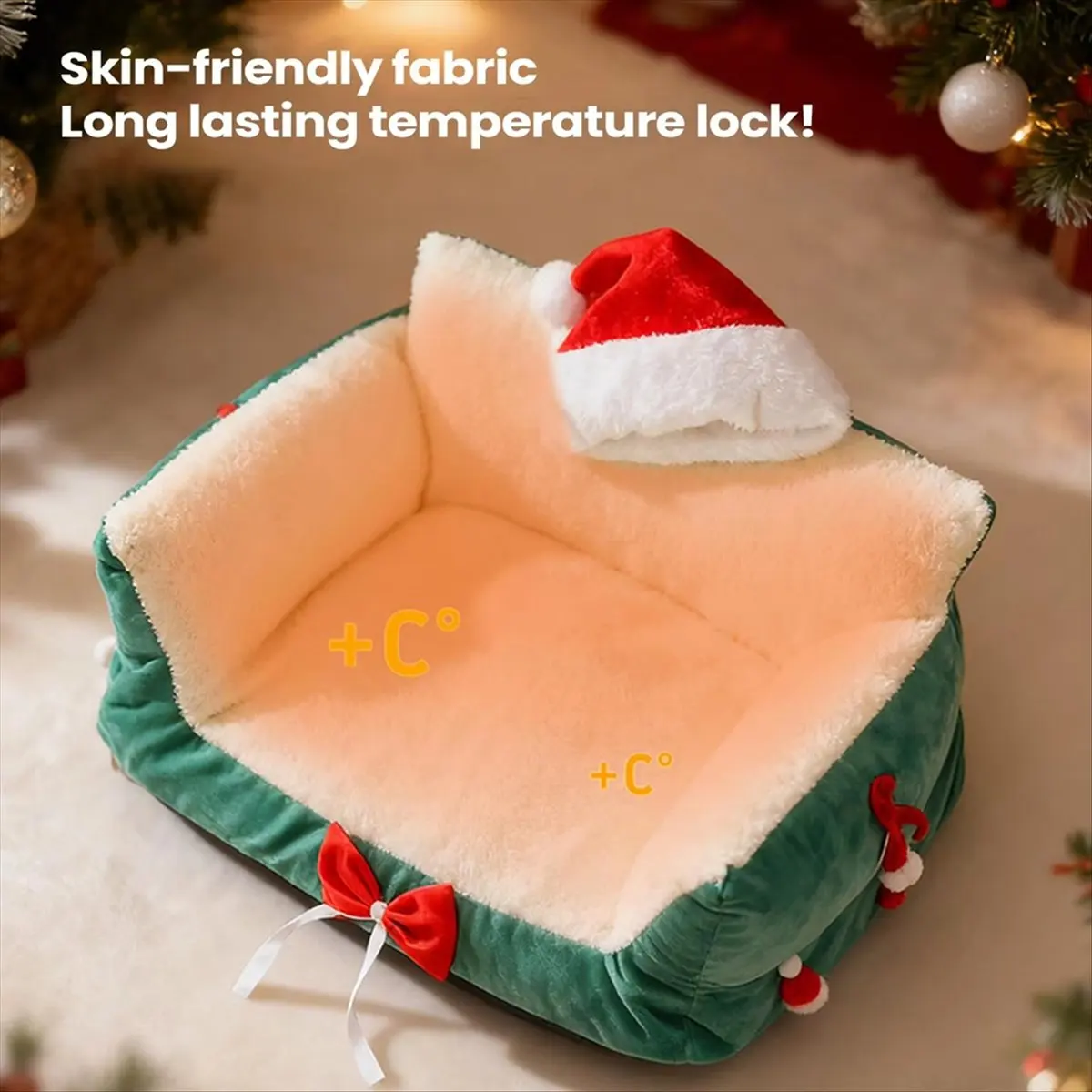 NEW Small Cat Bed Washable Non-Slip Winter Nest Pet Supplies CozyPet Nest for Animal Indoor Living Room Bedroom Balcony B