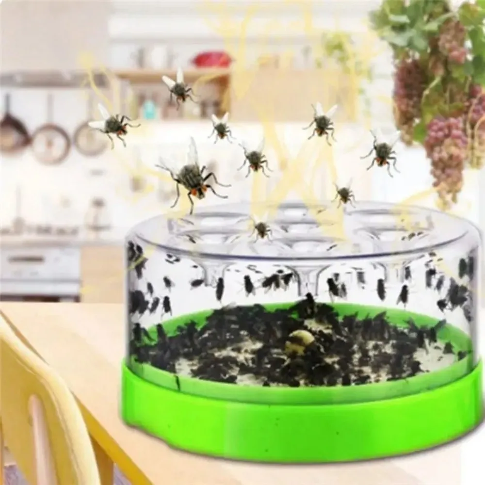 Practical 7 Holes Automatic Fly Trap Non-Toxic Safe Mosquito Killler Durable Multifunctional Pest Trap Device Restaurant