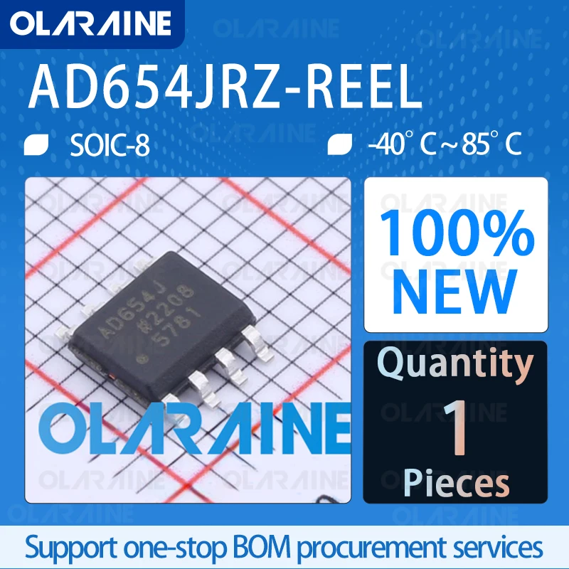 

AD654JRZ-REEL SOIC-8 100%NEW Voltage frequencies and frequency-to-voltage data converters IC chip circuit controller processor