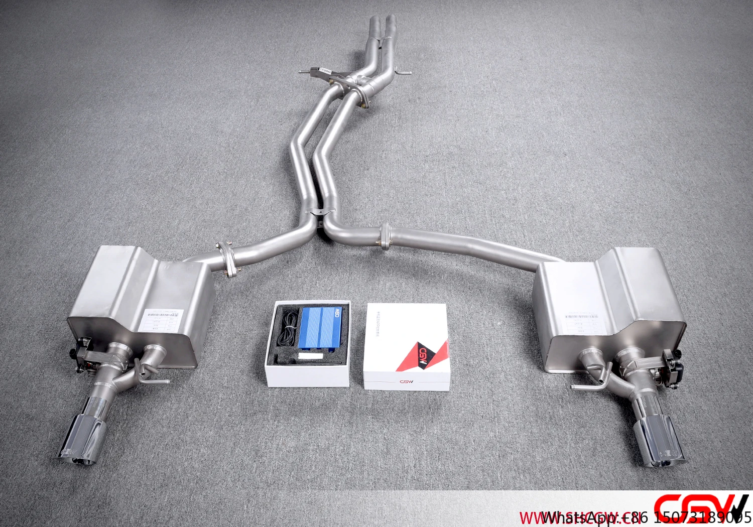 

Original Part Factory Directly Sale Double Valve Muffler Single Downpipe Catback Car Exhaust for A6 C7 2.8T 3.0T(2011-2018)